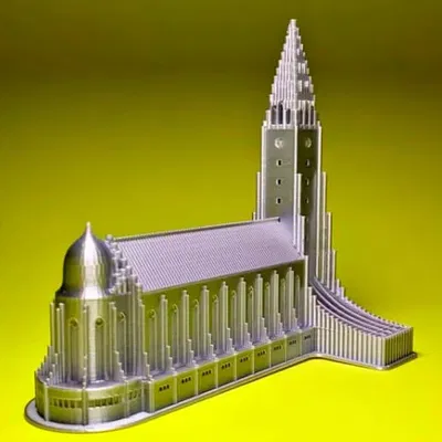 Nhà thờ Hallgrímskirkja tại Reykjavik, Iceland