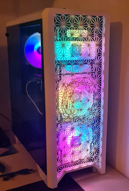 PC Casemod phong cách Nhật Bản với họa tiết kumiko - Image 1