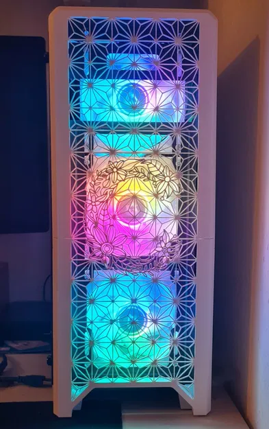 PC Casemod phong cách Nhật Bản với họa tiết kumiko - Image 2