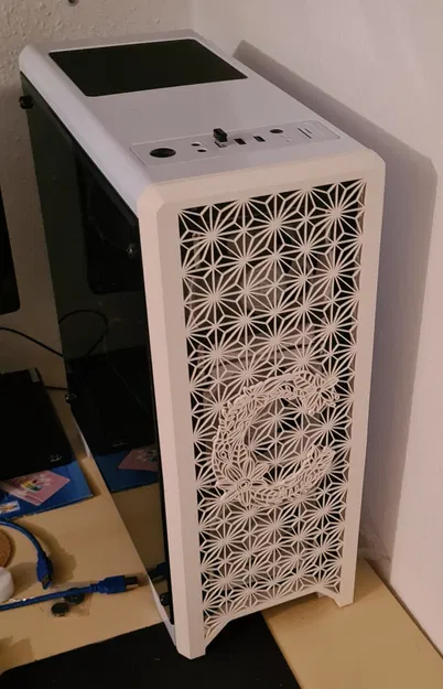 PC Casemod phong cách Nhật Bản với họa tiết kumiko - Image 4
