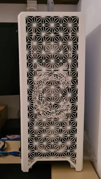 PC Casemod phong cách Nhật Bản với họa tiết kumiko - Image 5