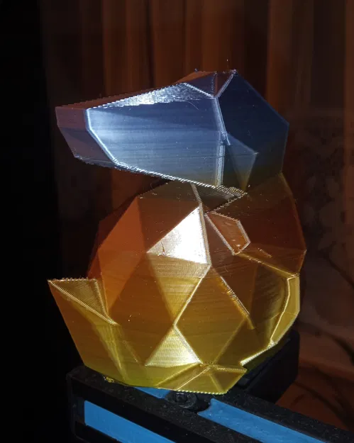 Cá sấu giun phong cách low-poly cho Halloween - Image 3