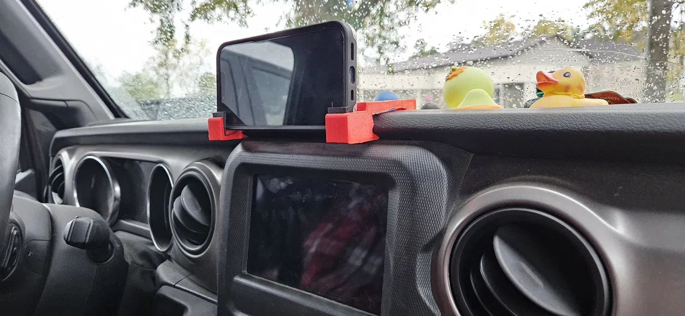 Giá đỡ điện thoại cho xe Jeep Wrangler JLU - Image 2