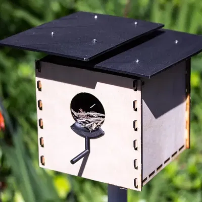 Nhà chim hiện đại cho máy in 3D và cắt laser