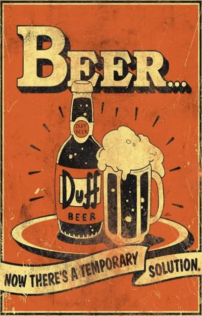 Quảng cáo bia Duff từ bộ phim The Simpsons - Image 1