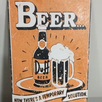 Quảng cáo bia Duff từ bộ phim The Simpsons