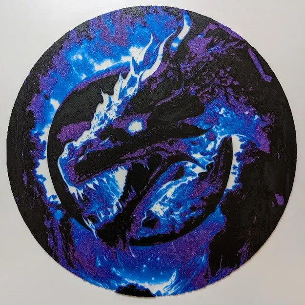 Rồng Đêm (Lithophane) - Phiên bản đặc biệt từ HueForge - Image 2