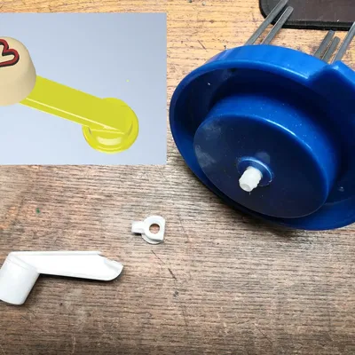 Tay cầm máy trộn bếp phục hồi từ ký ức bà nội