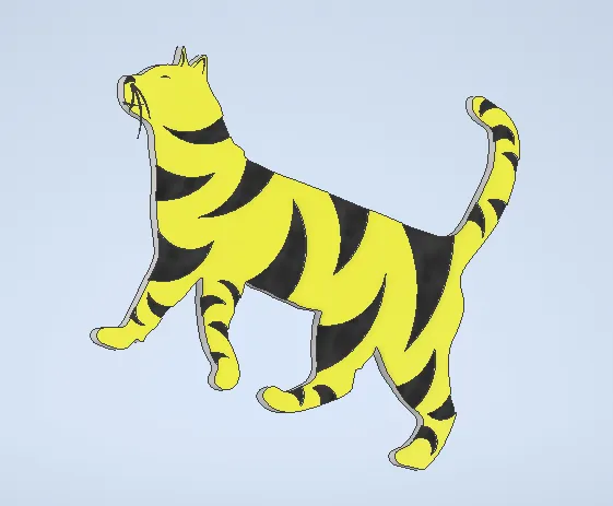 Mô hình mèo cho thùng máy Cooler Master QUBE 500 - Image 4