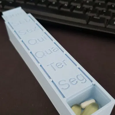 Hộp đựng thuốc hàng ngày cho viên thuốc 30mm x 20mm x 20mm