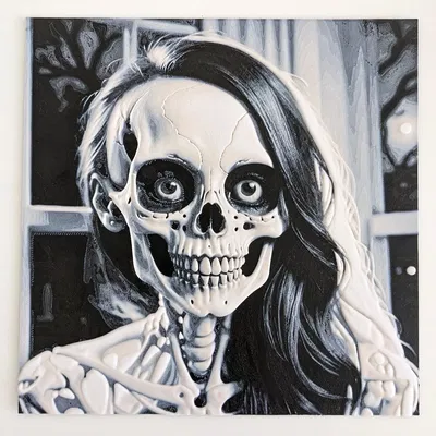 Skelly, cô gái bộ xương trong tranh filament