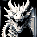 Rồng Xương - Mô Hình In Filament Từ HueForge - Thumbnail 1