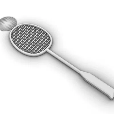 Mô hình mini vợt cầu lông dài 8 cm