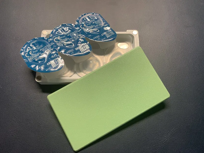 Hộp đựng kính áp tròng cho ba cặp kính - Image 1