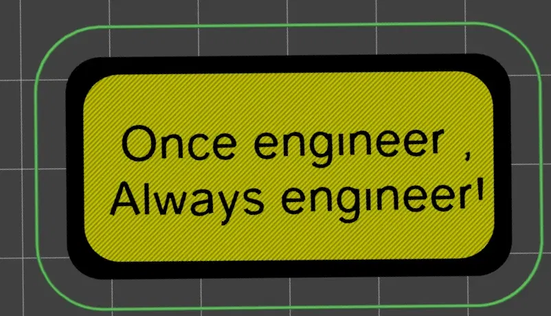 Biểu ngữ "Một kỹ sư là mãi mãi kỹ sư" hài hước - Image 1