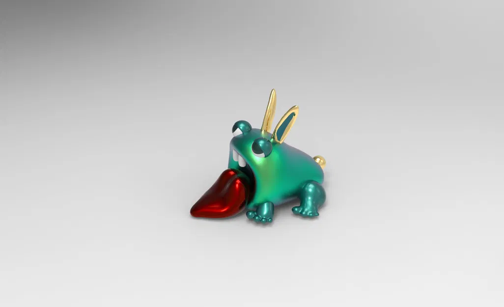 Kết hợp giữa ếch và thỏ trong thiết kế 3D - Image 2