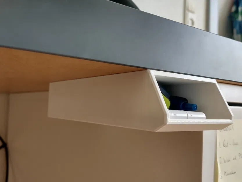 Ngăn kéo đựng bút tiện lợi dưới bàn làm việc - Image 1
