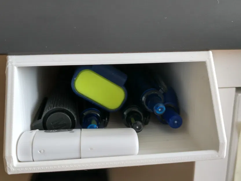 Ngăn kéo đựng bút tiện lợi dưới bàn làm việc - Image 2