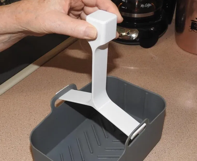 Cái móc cho giỏ chiên không dầu 10qt bằng silicone - Image 3