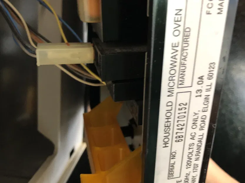 Cơ chế mở cửa lò vi sóng Quazar 80QBP1881 năm 1994 - Image 5