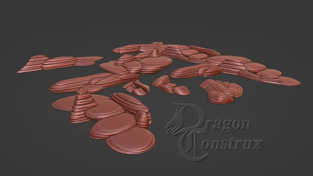 Địa hình đá cát rải cho trò chơi - Image 1