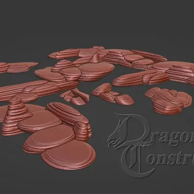 Địa hình đá cát rải cho trò chơi