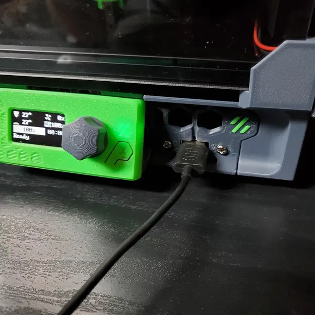 Tấm chắn trước bên phải Voron 0.2r1 với cổng USB - Image 2