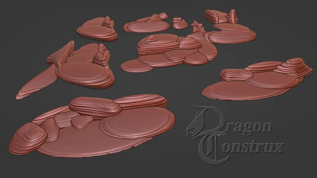 Địa hình đá cát rải cho trò chơi - Image 2