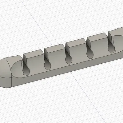 Giá đỡ cáp đơn giản với lỗ lớn và kênh đầu vào