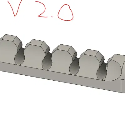 Giá đỡ cáp đơn giản với lỗ lớn và kênh đầu vào