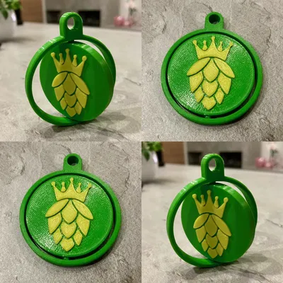 Móc khóa xoay với logo trường học