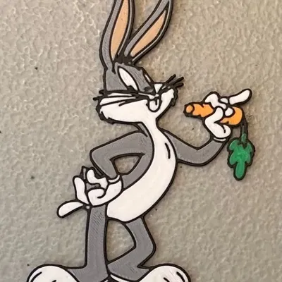 Nam châm Bugs Bunny đa sắc màu 6 màu