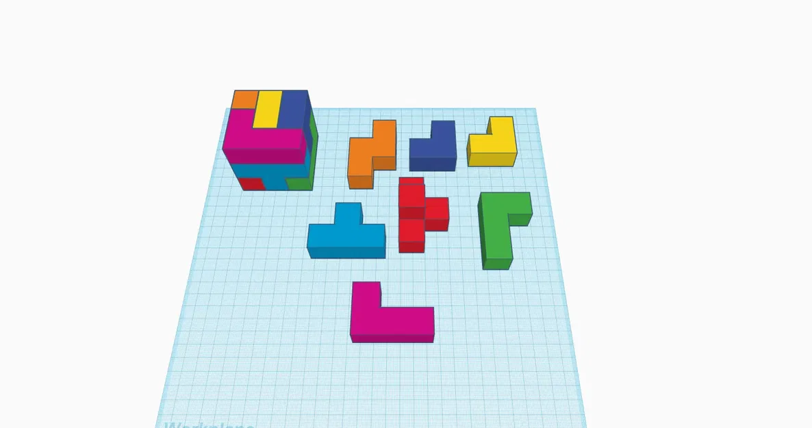 Câu đố não 7 mảnh - Thách thức lắp ráp khó khăn - Image 1