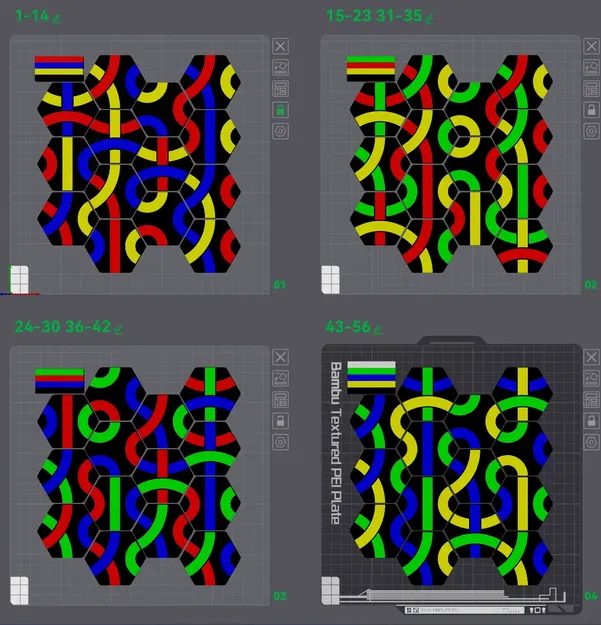 Trò chơi xếp hình Tantrix với 56 mảnh ghép - Image 5