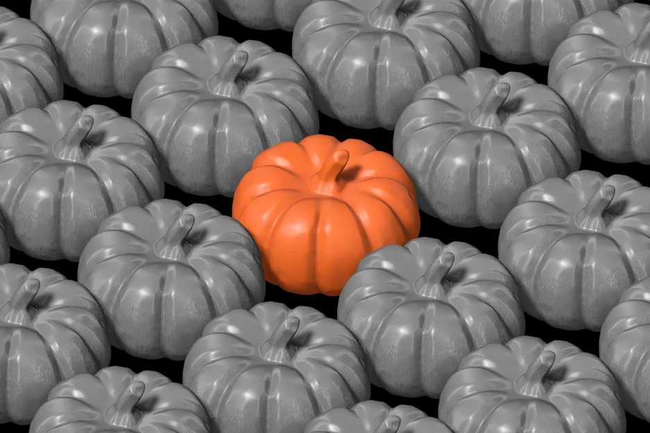 Bí ngô Halloween siêu thực để in 3D - Image 1