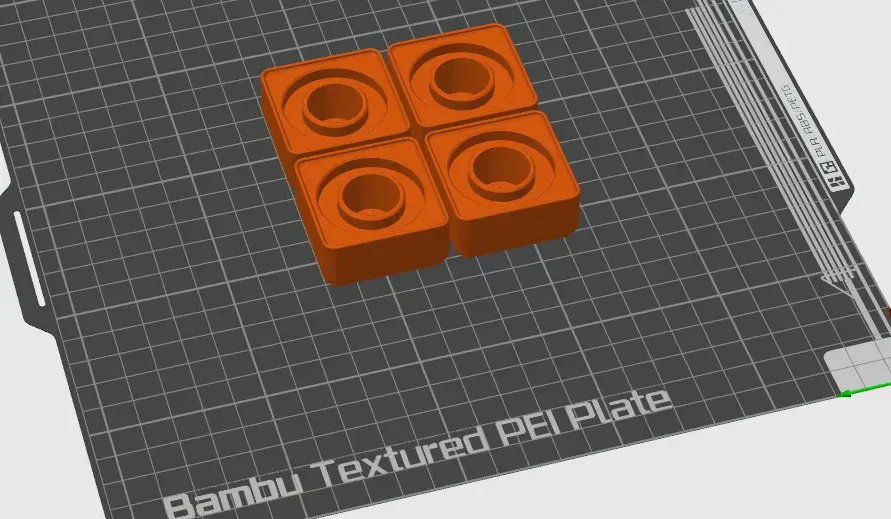 Giá đỡ đầu kẹp ER20-A cho Gridfinity - Image 1