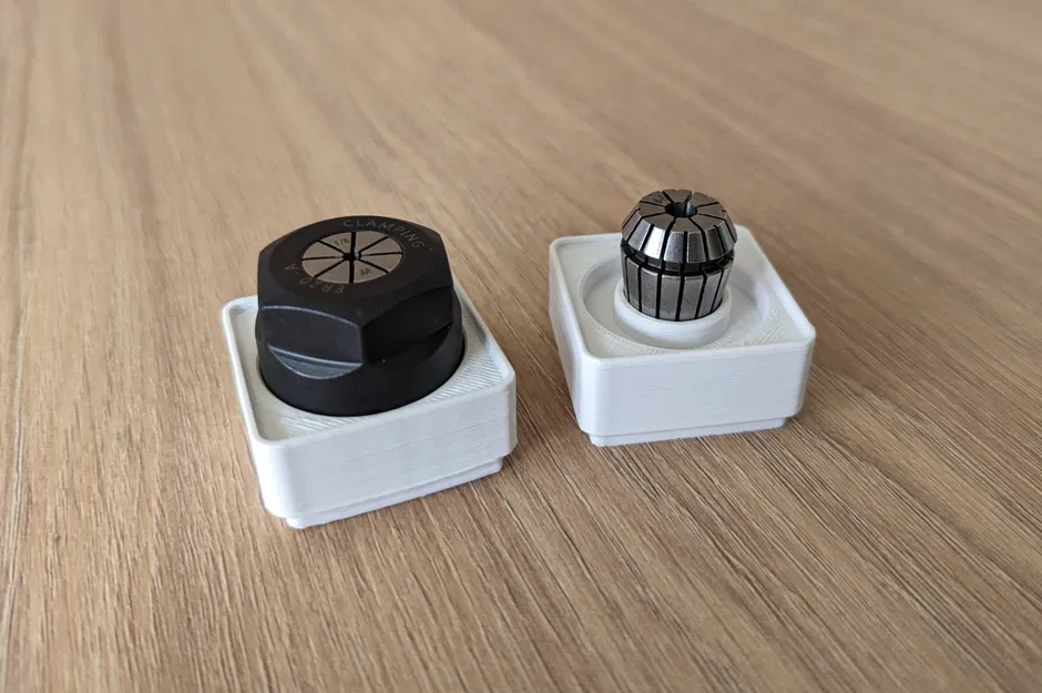 Giá đỡ mũ đai và collet ER20 Gridfinity - Image 1