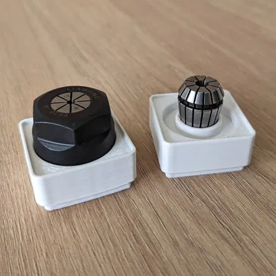 Giá đỡ mũ đai và collet ER20 Gridfinity