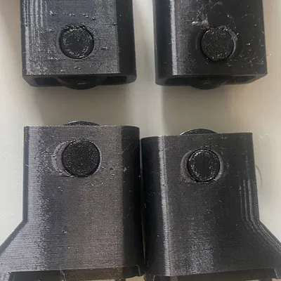 Bánh xe Qube 500 thay thế chân cao su nhà máy