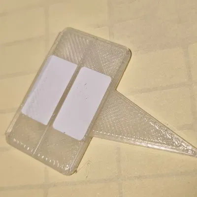 Biển báo nhãn cho chậu cây hai hàng