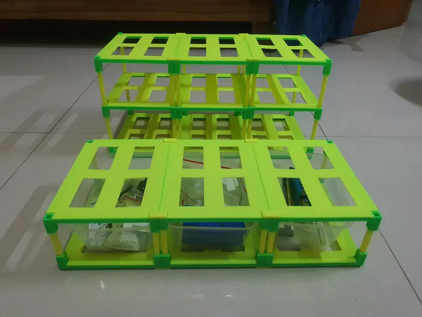 Giá đỡ mini xếp chồng cơ bản cho đồ dùng gia đình - Image 1