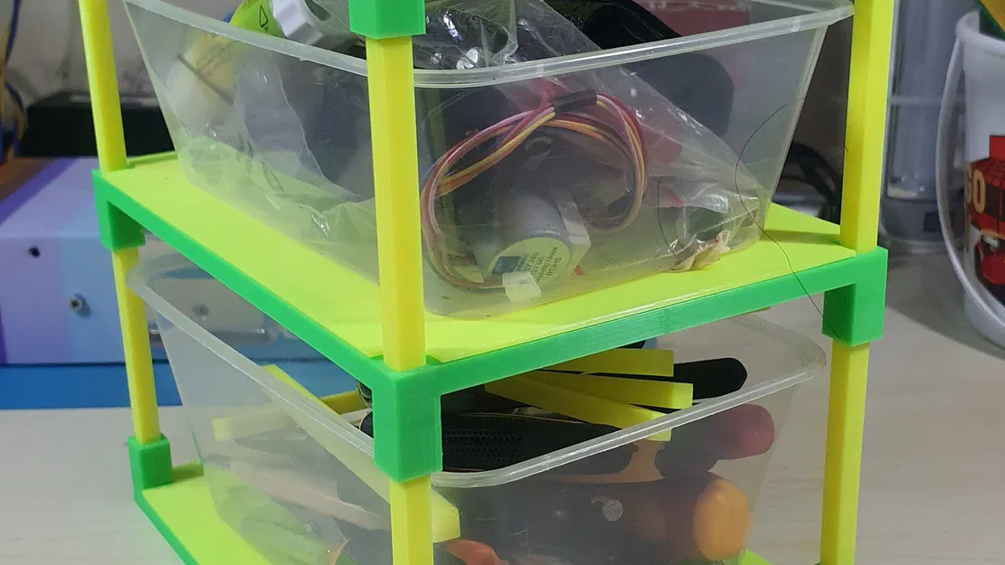 Giá đỡ mini xếp chồng cơ bản cho đồ dùng gia đình - Image 2