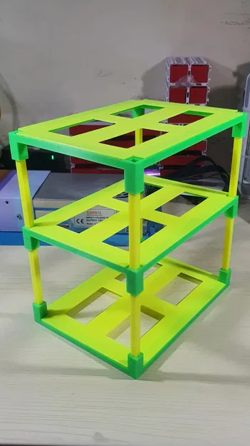 Giá đỡ mini xếp chồng cơ bản cho đồ dùng gia đình - Image 3