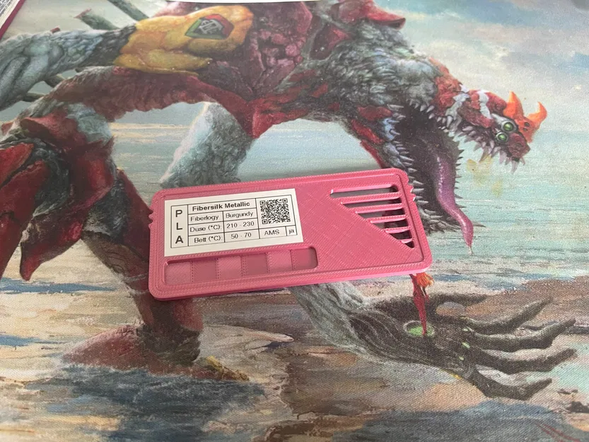 Mẫu thẻ màu filament V2 với nhãn in được tối ưu hóa - Image 1