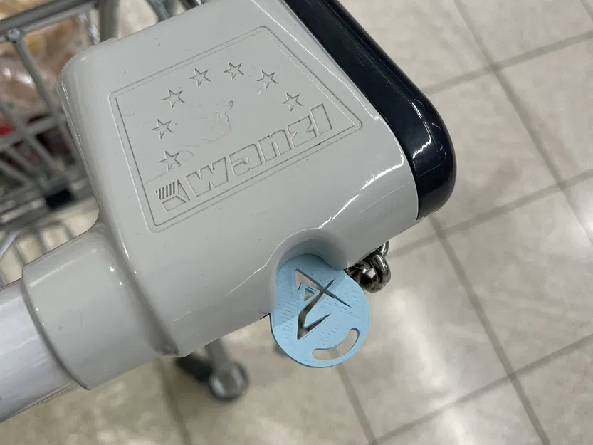 Tiền xu mở khóa giỏ hàng mua sắm châu Âu - Image 2