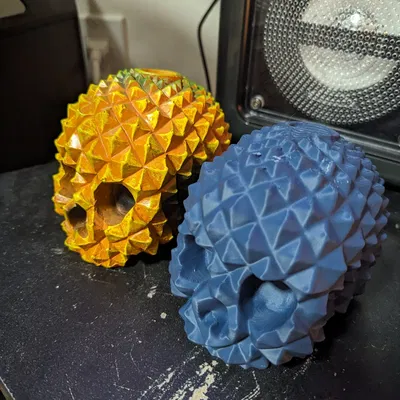 Đầu lâu dứa 3D dễ in thú vị