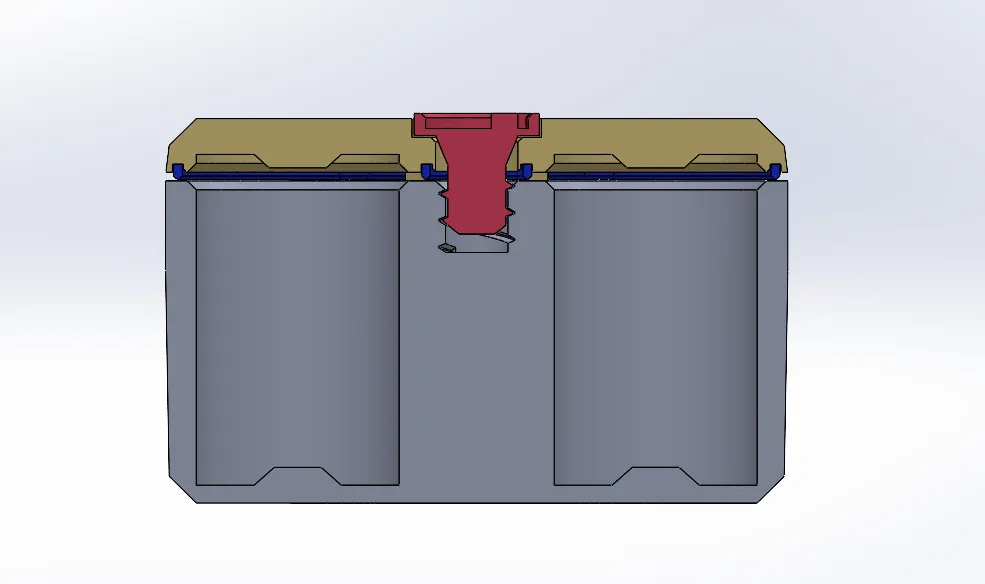 Hộp đựng bi trượt 608 cho 16 viên bi - Image 2