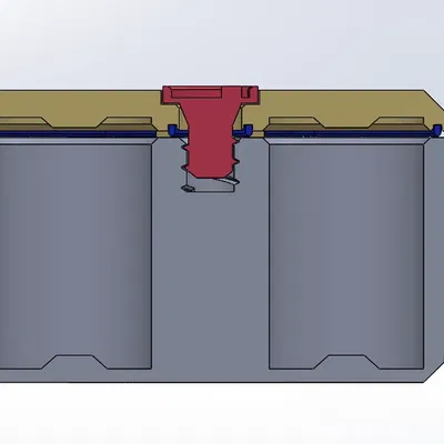 Hộp đựng bi trượt 608 cho 16 viên bi