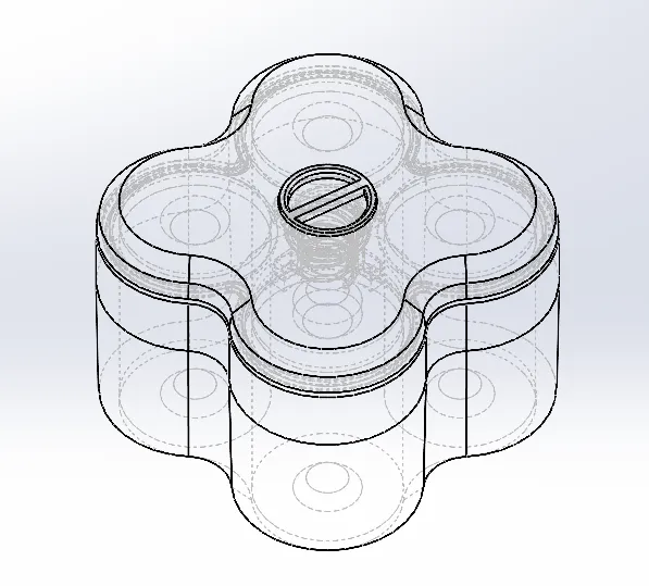 Hộp đựng bi trượt 608 cho 16 viên bi - Image 3