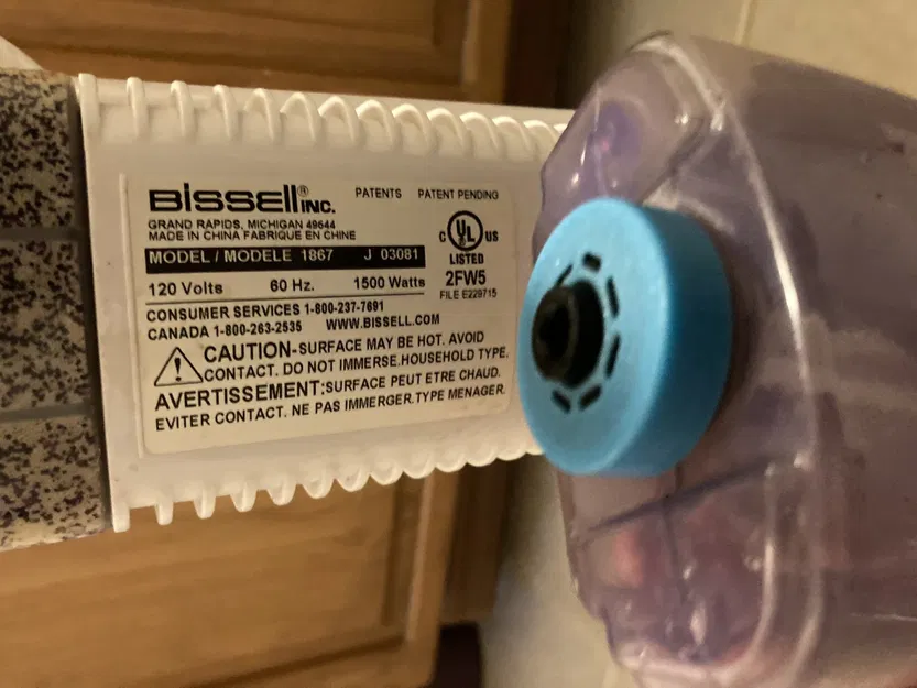 Nắp thay thế cho bình nước của máy lau sàn Bissell 1867 - Image 3